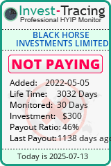 Monitored by Invest-Tracing.com HYIP Monitor-Invest-Tracing.com