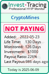 Monitored by Invest-Tracing.com HYIP Monitor-Invest-Tracing.com