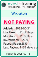 Monitored by Invest-Tracing.com HYIP Monitor-Invest-Tracing.com