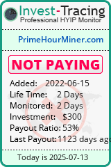 Monitored by Invest-Tracing.com HYIP Monitor-Invest-Tracing.com