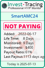 Monitored by Invest-Tracing.com HYIP Monitor-Invest-Tracing.com