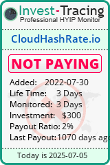 Monitored by Invest-Tracing.com HYIP Monitor-Invest-Tracing.com