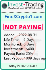 Monitored by Invest-Tracing.com HYIP Monitor-Invest-Tracing.com