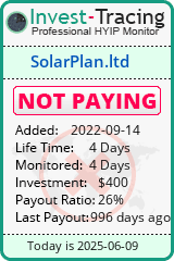 Monitored by Invest-Tracing.com HYIP Monitor-Invest-Tracing.com