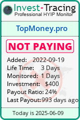 Monitored by Invest-Tracing.com HYIP Monitor-Invest-Tracing.com