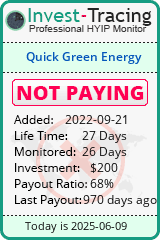 Monitored by Invest-Tracing.com HYIP Monitor-Invest-Tracing.com