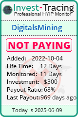 Monitored by Invest-Tracing.com HYIP Monitor-Invest-Tracing.com