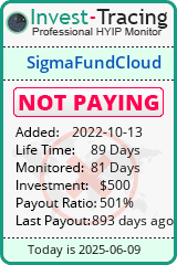 Monitored by Invest-Tracing.com HYIP Monitor-Invest-Tracing.com