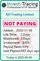 Monitored by Invest-Tracing.com HYIP Monitor-Invest-Tracing.com