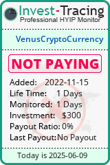 Monitored by Invest-Tracing.com HYIP Monitor-Invest-Tracing.com