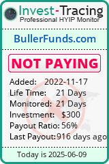 Monitored by Invest-Tracing.com HYIP Monitor-Invest-Tracing.com