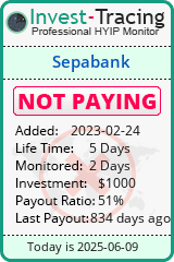 Monitored by Invest-Tracing.com HYIP Monitor-Invest-Tracing.com