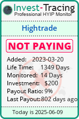 Monitored by Invest-Tracing.com HYIP Monitor-Invest-Tracing.com