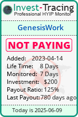 Monitored by Invest-Tracing.com HYIP Monitor-Invest-Tracing.com