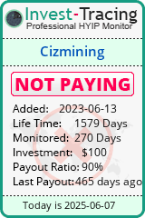 Monitored by Invest-Tracing.com HYIP Monitor-Invest-Tracing.com