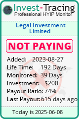 Monitored by Invest-Tracing.com HYIP Monitor-Invest-Tracing.com