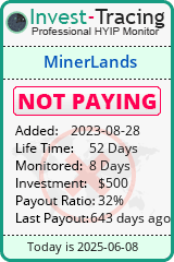 Monitored by Invest-Tracing.com HYIP Monitor-Invest-Tracing.com