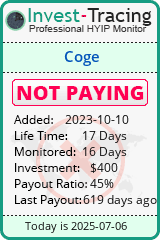 Monitored by Invest-Tracing.com HYIP Monitor-Invest-Tracing.com
