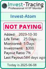 Monitored by Invest-Tracing.com HYIP Monitor-Invest-Tracing.com