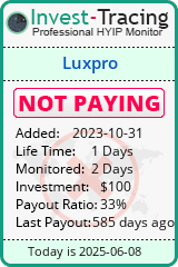 Monitored by Invest-Tracing.com HYIP Monitor-Invest-Tracing.com