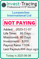 Monitored by Invest-Tracing.com HYIP Monitor-Invest-Tracing.com