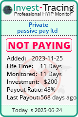 Monitored by Invest-Tracing.com HYIP Monitor-Invest-Tracing.com