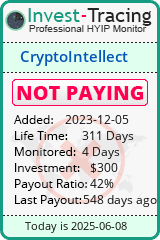 Monitored by Invest-Tracing.com HYIP Monitor-Invest-Tracing.com