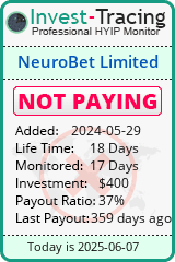 Monitored by Invest-Tracing.com HYIP Monitor-Invest-Tracing.com