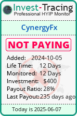Monitored by Invest-Tracing.com HYIP Monitor-Invest-Tracing.com