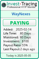Monitored by Invest-Tracing.com HYIP Monitor-Invest-Tracing.com