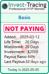 Monitored by Invest-Tracing.com HYIP Monitor-Invest-Tracing.com