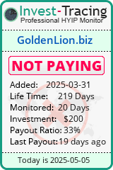 Monitored by Invest-Tracing.com HYIP Monitor-Invest-Tracing.com