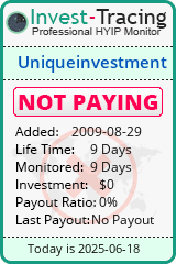 Monitored by Invest-Tracing.com HYIP Monitor-Invest-Tracing.com