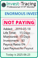 Monitored by Invest-Tracing.com HYIP Monitor-Invest-Tracing.com