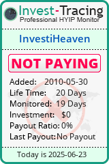 Monitored by Invest-Tracing.com HYIP Monitor-Invest-Tracing.com