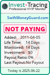 Monitored by Invest-Tracing.com HYIP Monitor-Invest-Tracing.com