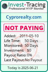Monitored by Invest-Tracing.com HYIP Monitor-Invest-Tracing.com