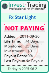 Monitored by Invest-Tracing.com HYIP Monitor-Invest-Tracing.com