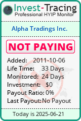 Monitored by Invest-Tracing.com HYIP Monitor-Invest-Tracing.com