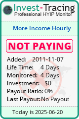 Monitored by Invest-Tracing.com HYIP Monitor-Invest-Tracing.com