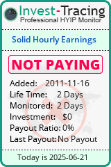 Monitored by Invest-Tracing.com HYIP Monitor-Invest-Tracing.com