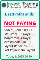 Monitored by Invest-Tracing.com HYIP Monitor-Invest-Tracing.com