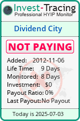 Monitored by Invest-Tracing.com HYIP Monitor-Invest-Tracing.com