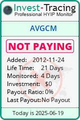 Monitored by Invest-Tracing.com HYIP Monitor-Invest-Tracing.com
