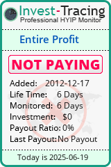 Monitored by Invest-Tracing.com HYIP Monitor-Invest-Tracing.com