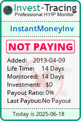 Monitored by Invest-Tracing.com HYIP Monitor-Invest-Tracing.com