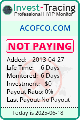 Monitored by Invest-Tracing.com HYIP Monitor-Invest-Tracing.com