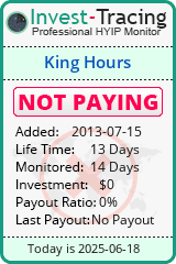 Monitored by Invest-Tracing.com HYIP Monitor-Invest-Tracing.com