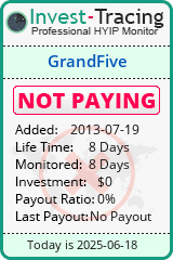 Monitored by Invest-Tracing.com HYIP Monitor-Invest-Tracing.com