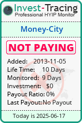 Monitored by Invest-Tracing.com HYIP Monitor-Invest-Tracing.com